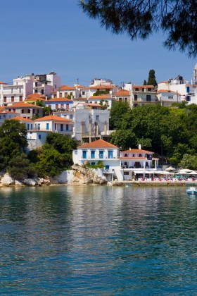 Skiathos stad